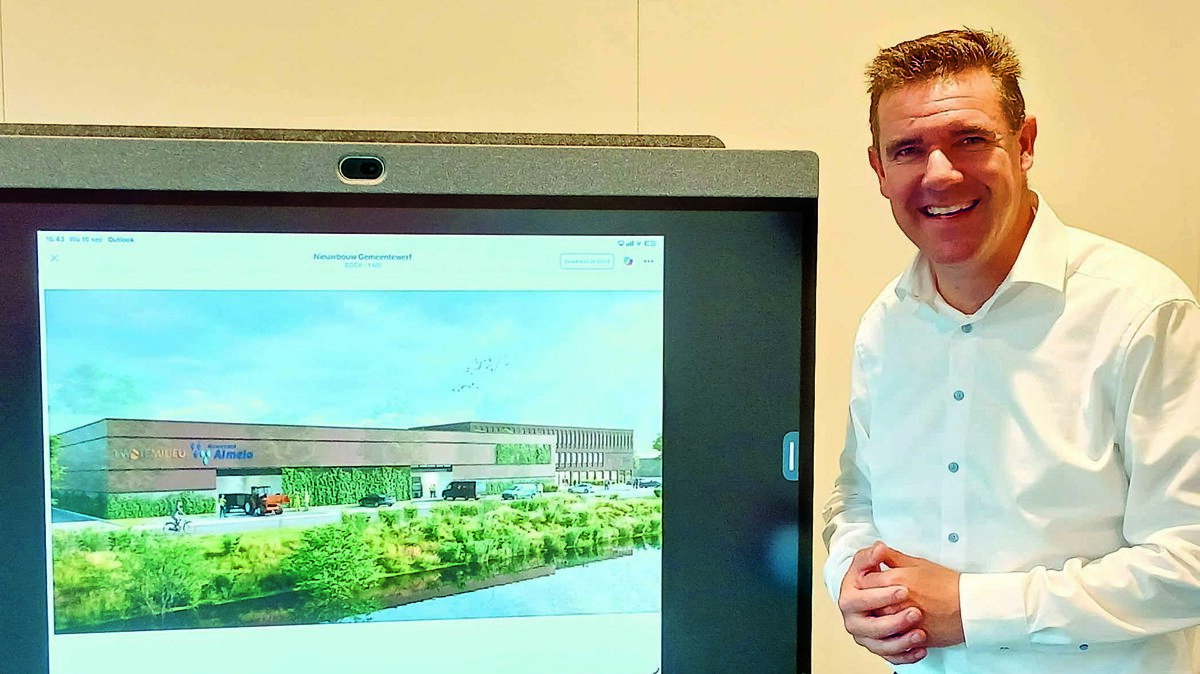 Wethouder Eugène van Mierlo is blij dat er een nieuwe gemeentewerf komt