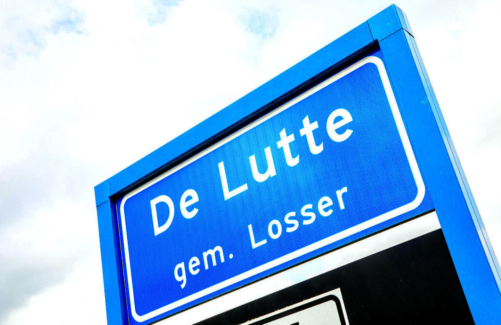 Plaatsnaambord De lutte (1)