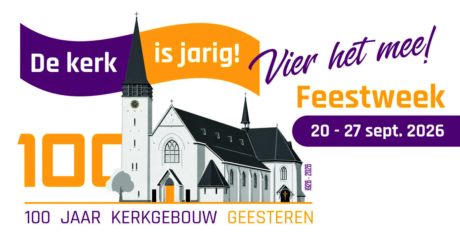 Poster De kerk is jarig.1