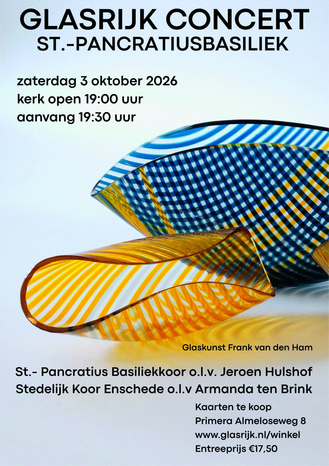 Poster en Flyer Glasrijk concert 2026-2
