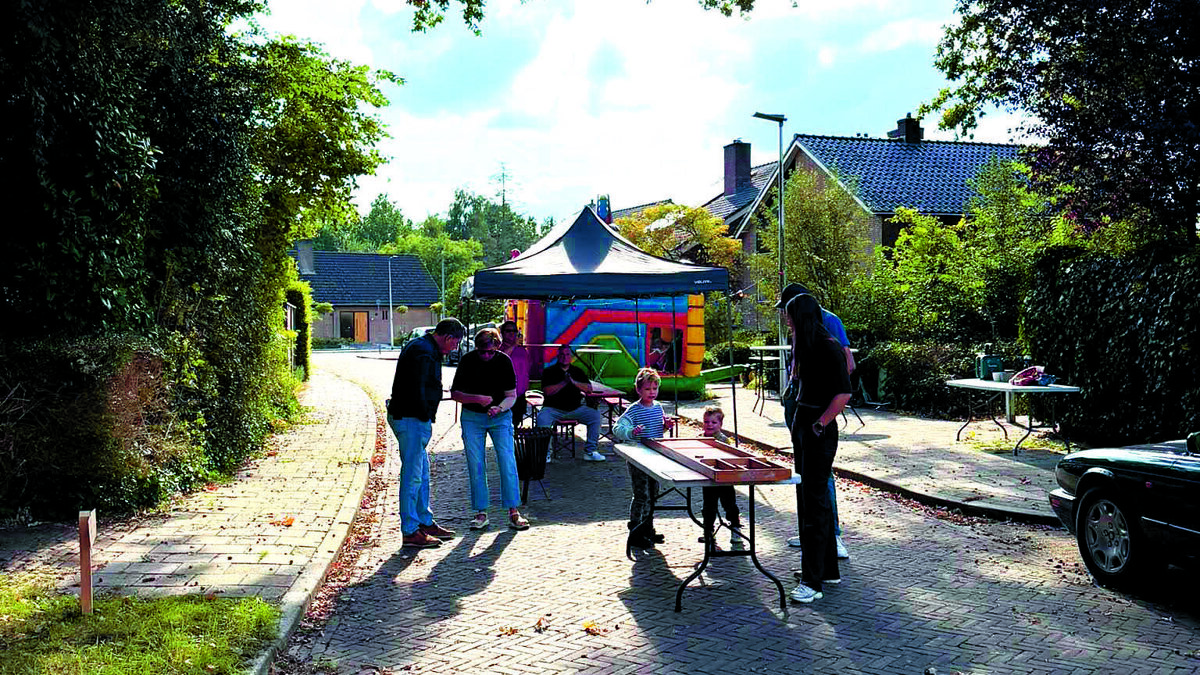 in de Bachlaan was er ook een burendag