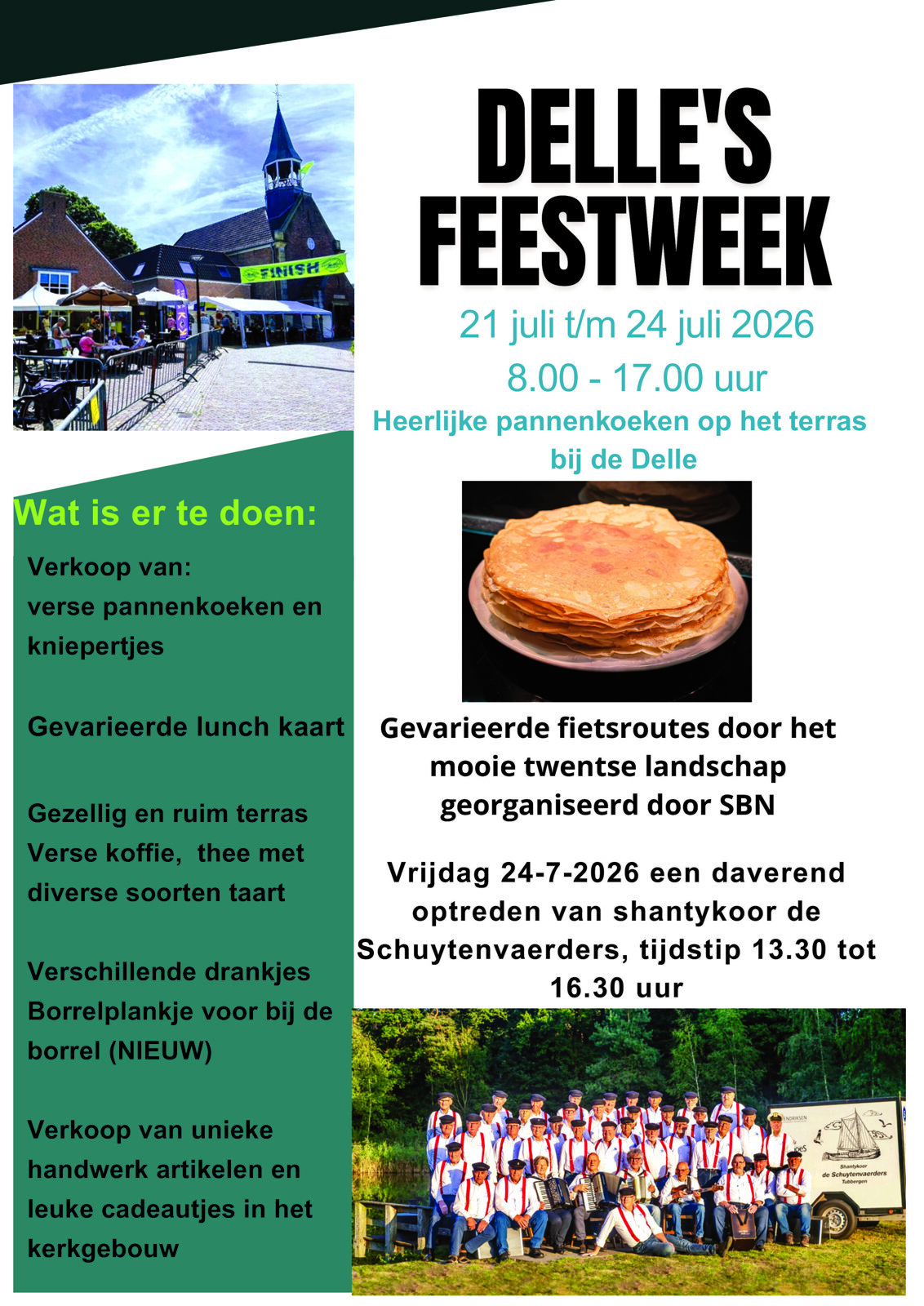 Poster Delle's Feestweek 2026