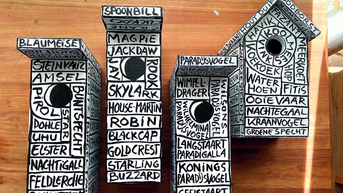 Fredie Beckmans, Vogelhuisjes Wolkenkoekoekstad.jpg