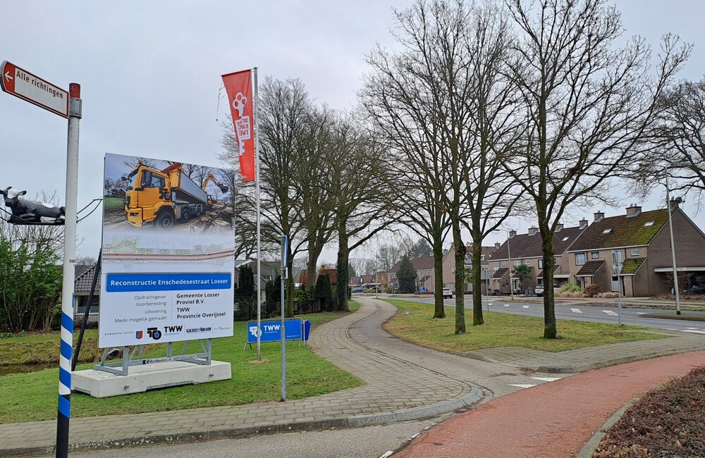 Bouwbord herinrichting Enschedesestraat in Losser.jpg